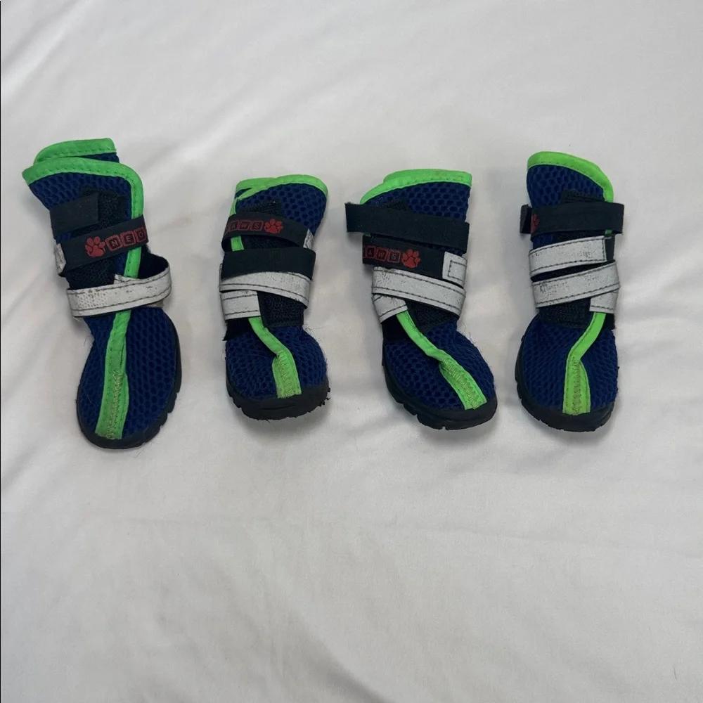 Neo-Paws Blue and Green Dog Boots